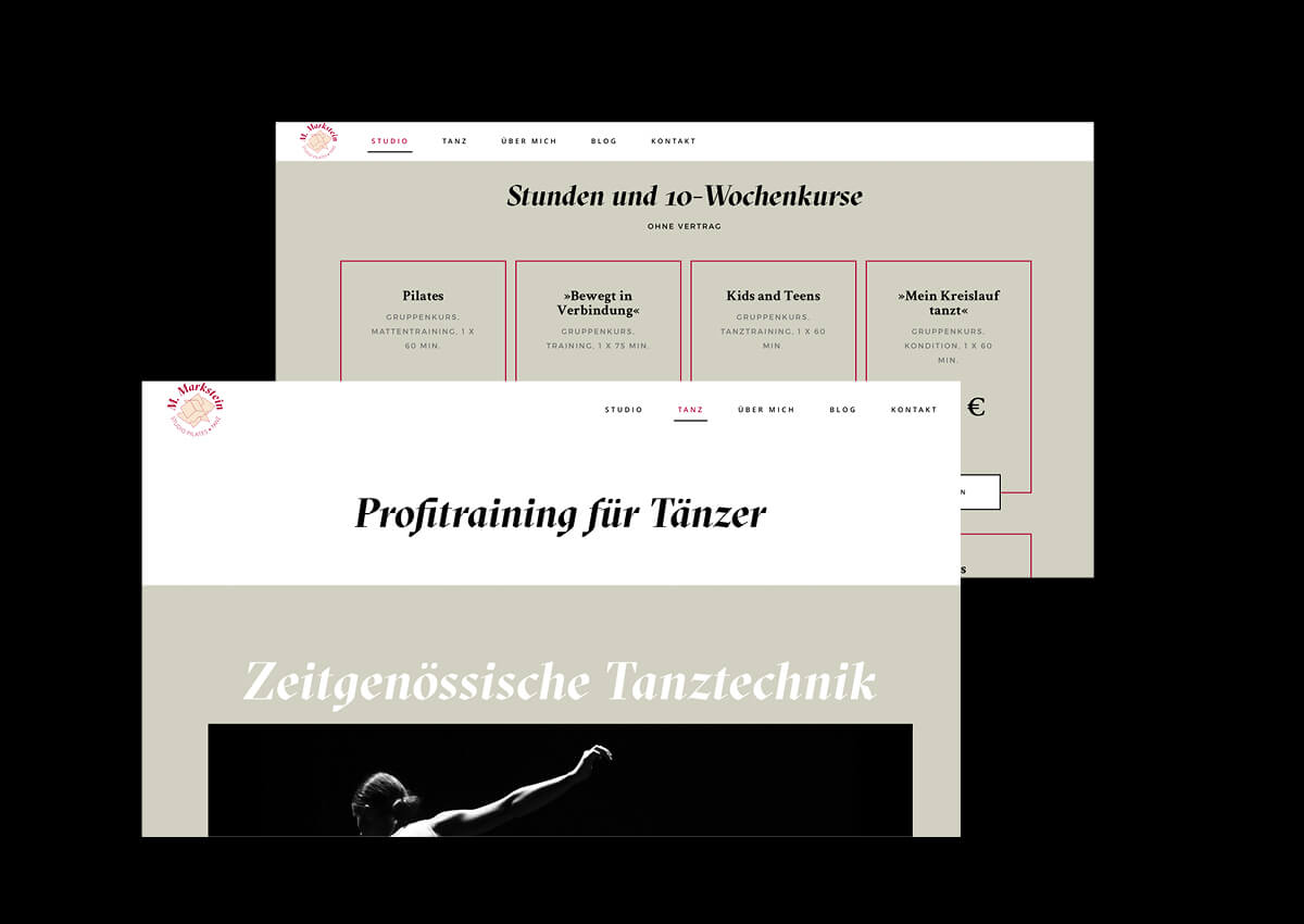 Denken & Handeln Fine Heininger MMarkstein CI Visuelle Identität Logo Geschäftsausstattung Briefpapier Visitenkarte Webseite Flyer
