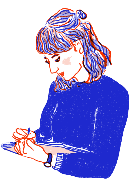 Fine Heininger, Portrait, Illustration, Denken & Handeln